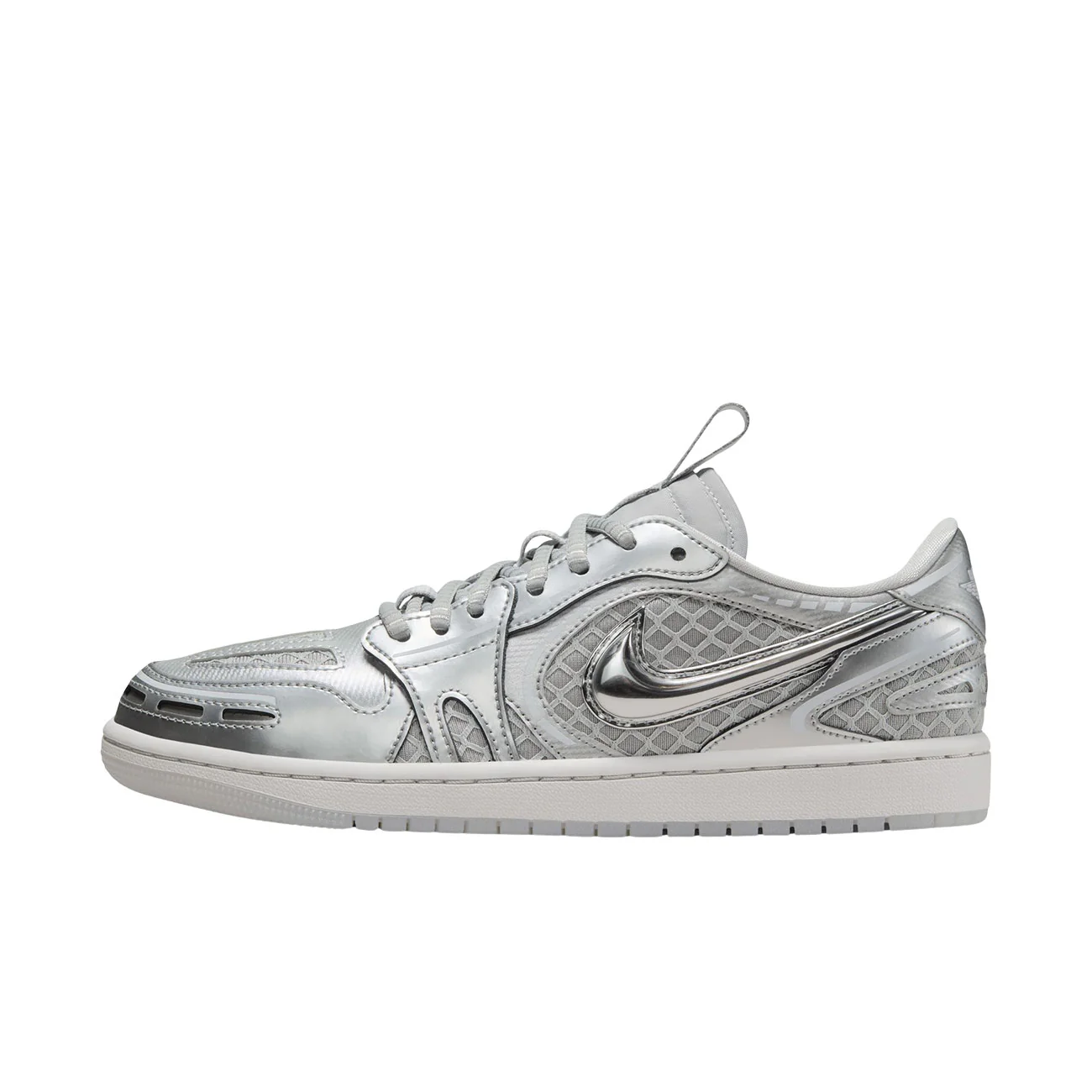 WMNS Air Jordan 1 Low Method of Make (Neutral Grey/metallic Silver-white)