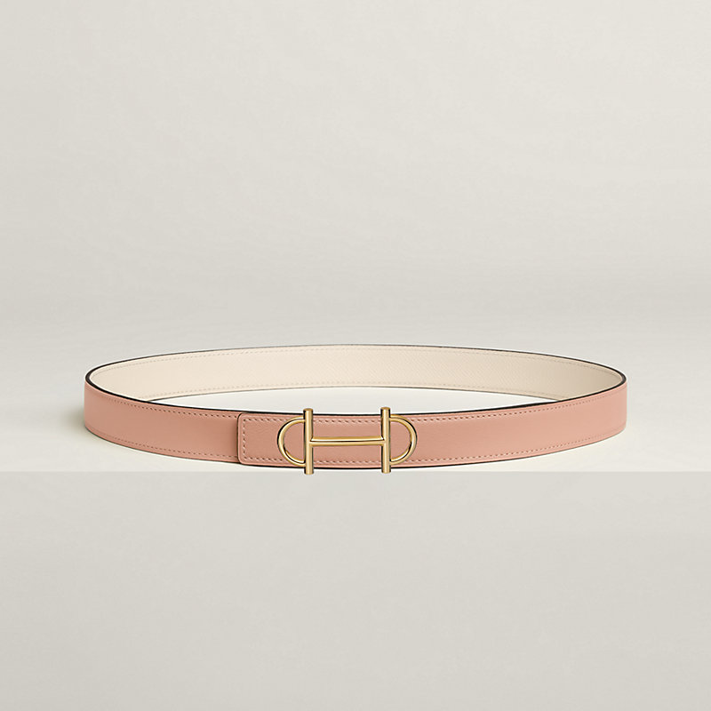 Gamma belt buckle & Reversible leather strap 24 mm