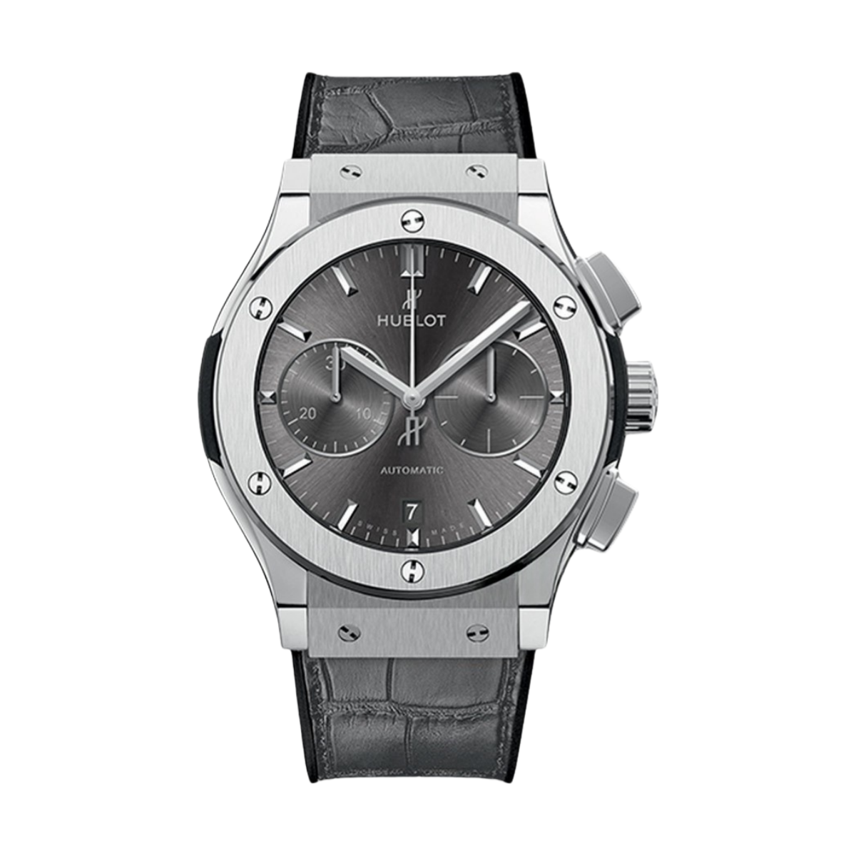 Hublot  Classic Fusion Chronograph Titanium Grey Dial 45mm Men's Watch 521.NX.7071.LR