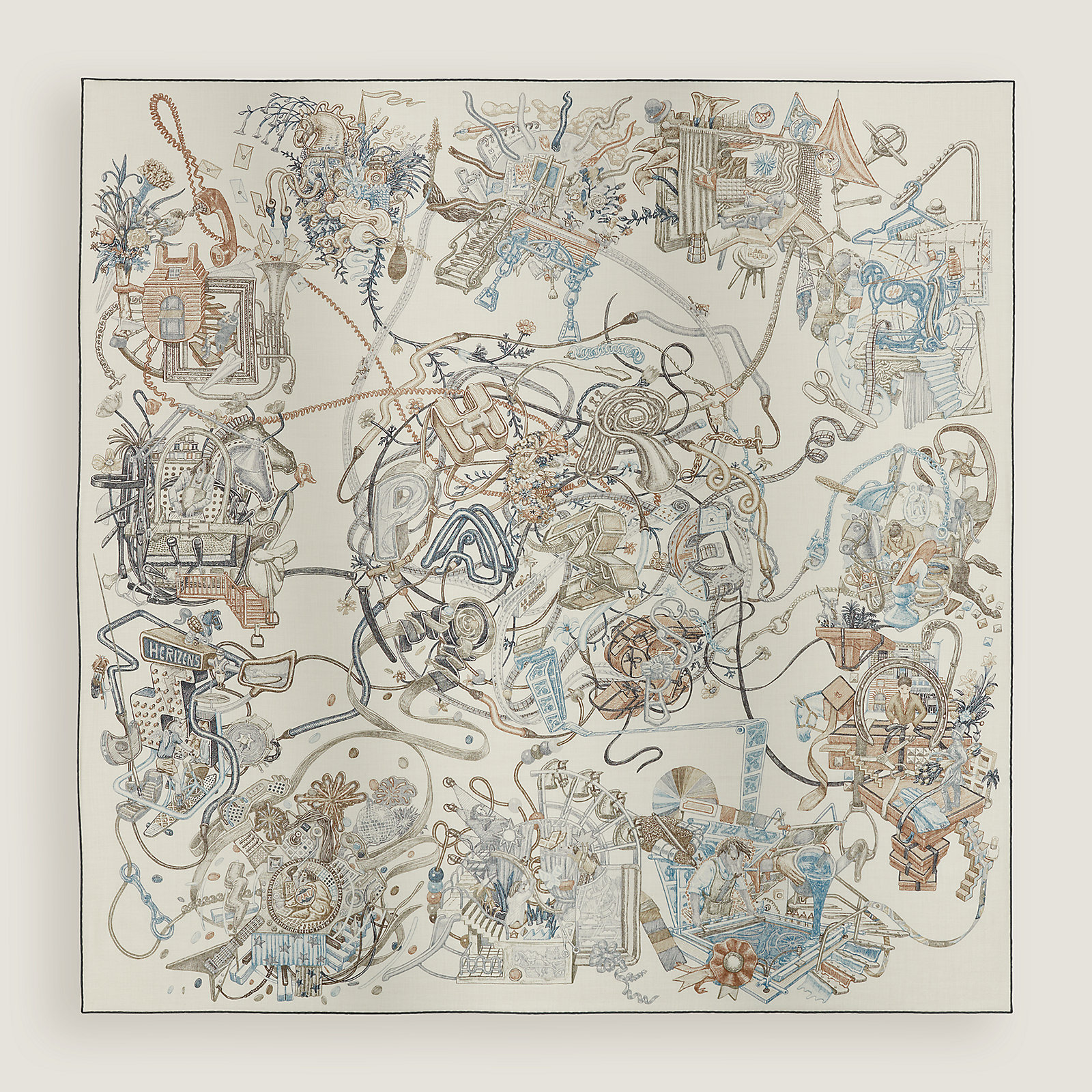 Le Monde d'Hermès shawl 140