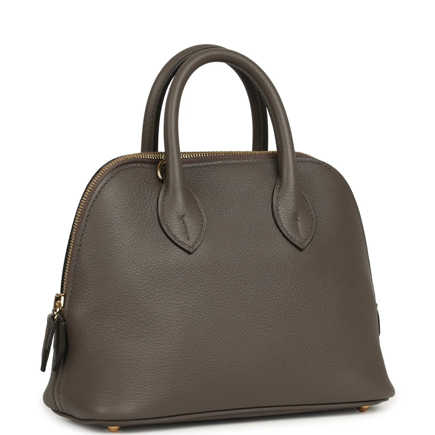 Hermes Mini 1923 Bolide Etain Evercolor Gold Hardware