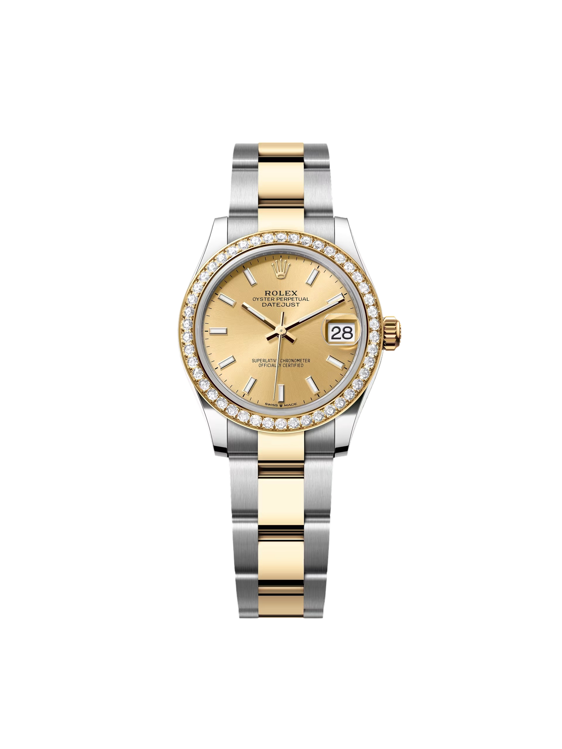 RLX Datejust m278383-0013/0014  31mm Champagne Dial Oyster Bracelet