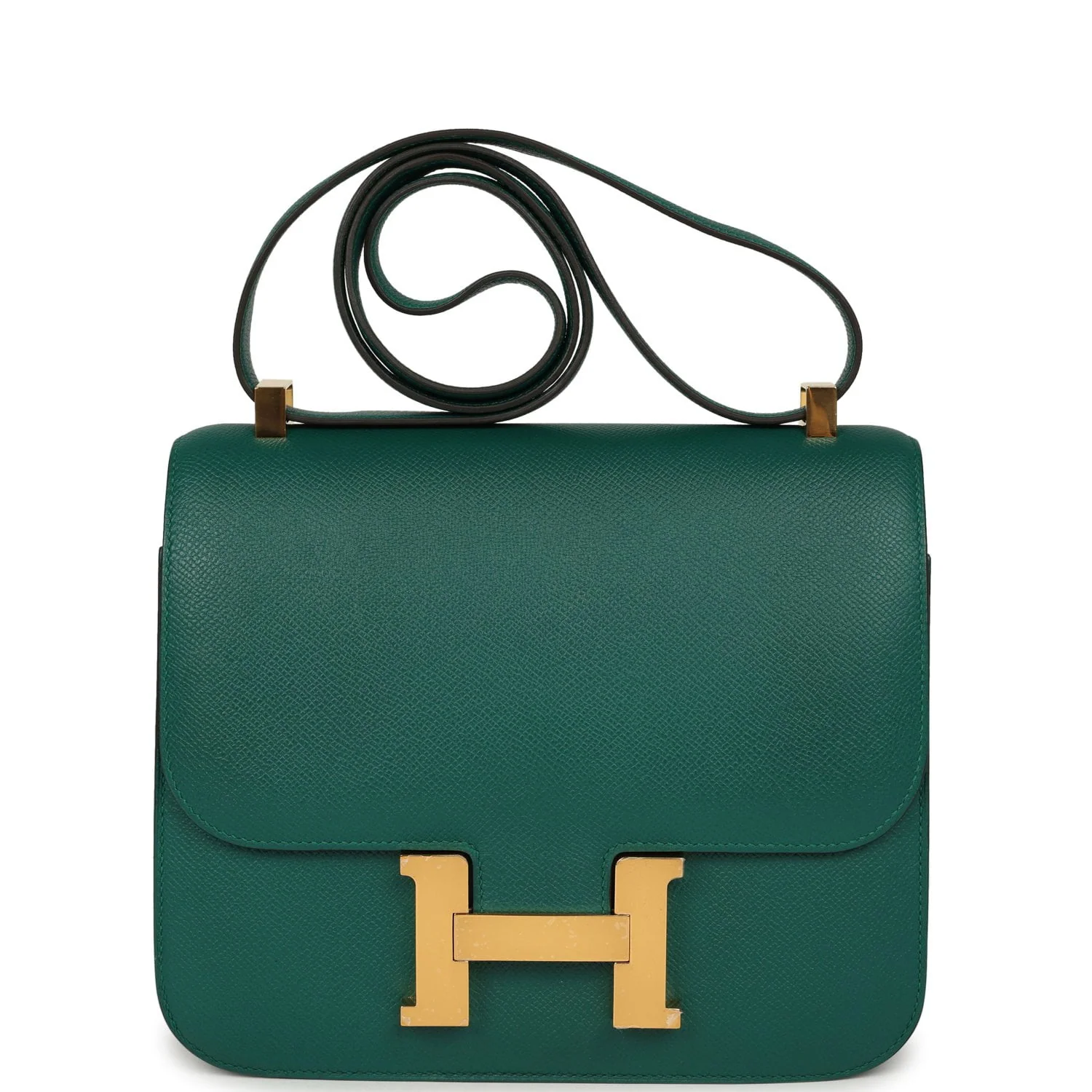 HERMÈS Constance 24 Malachite Epsom Gold Hardware