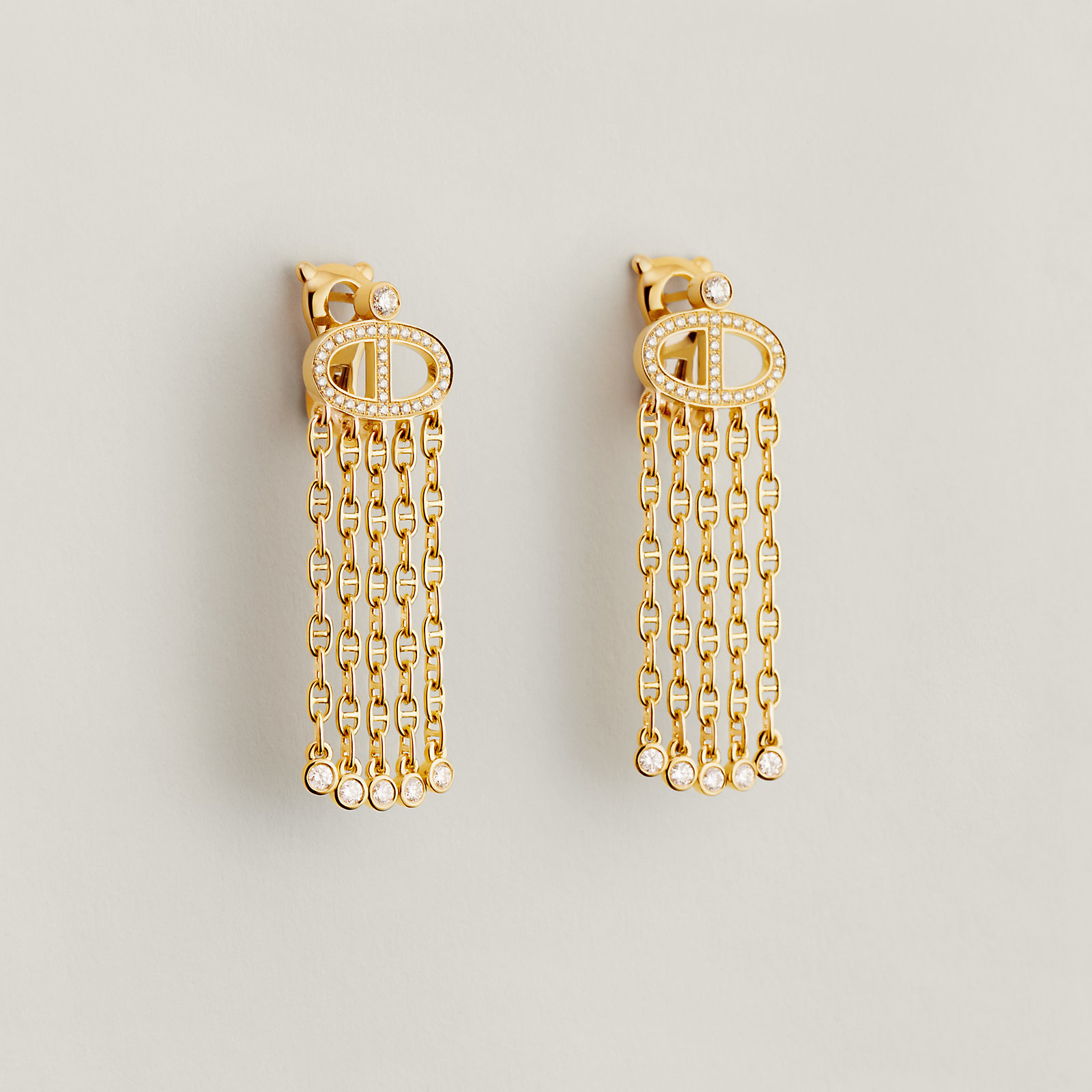 Chaine d'ancre Calypso dangle earrings