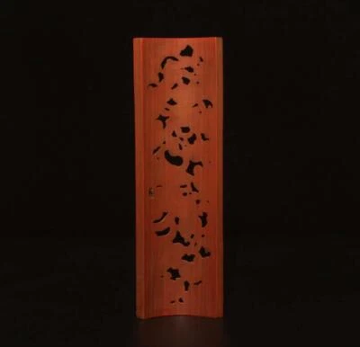 Old Chinese Bamboo Arm Plate With Cloud