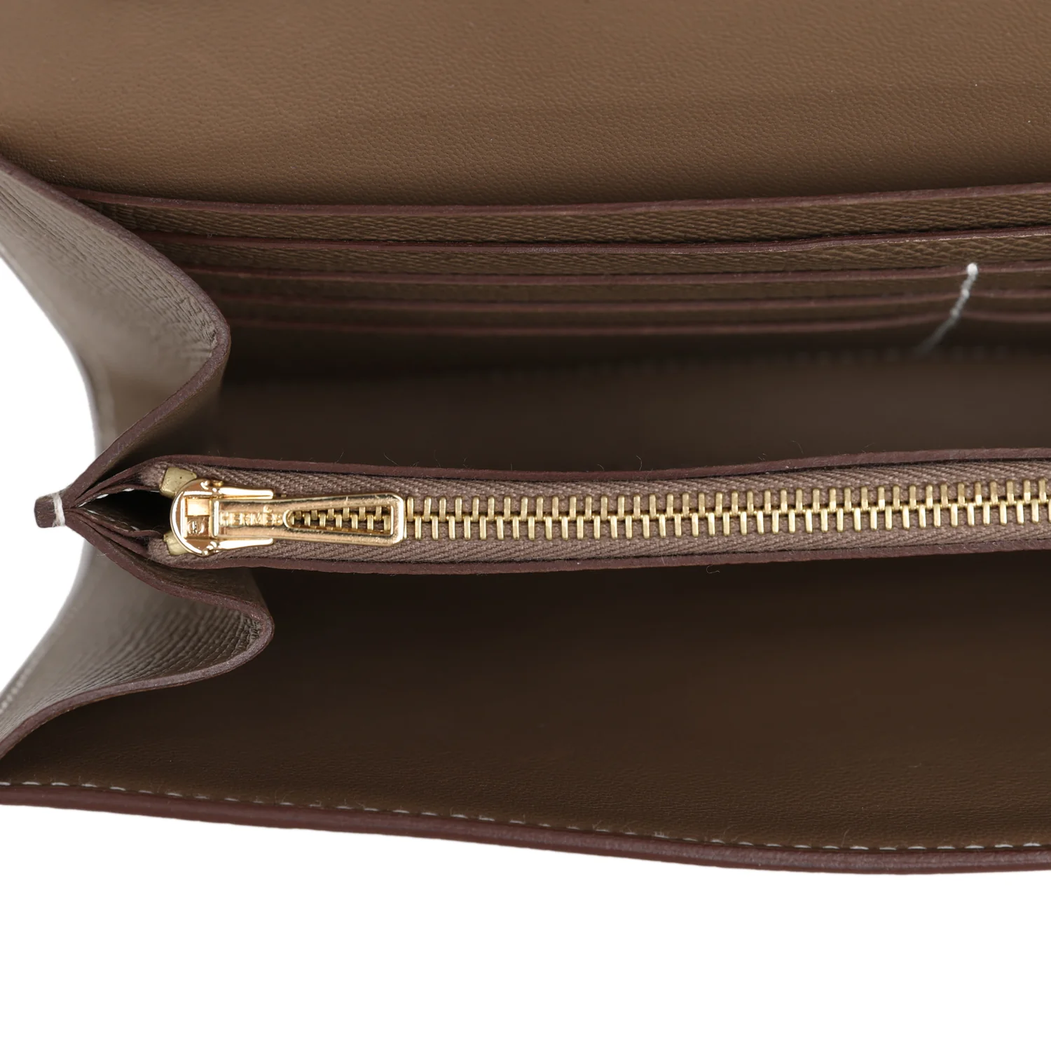 Hermes Constance Wallet To Go Etoupe Epsom Gold Hardware