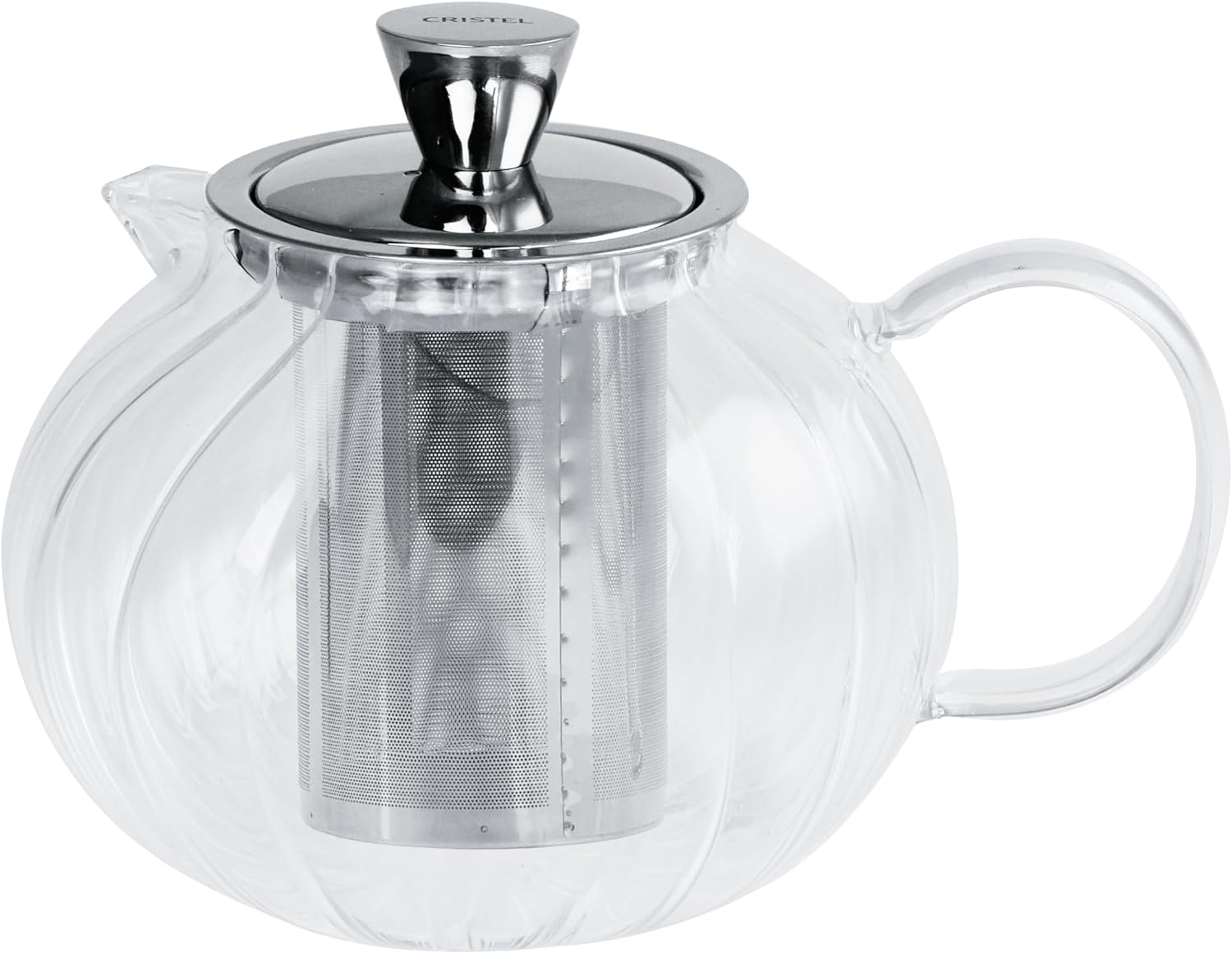 27 oz. Glass Teapot Steel Lid and Infuser