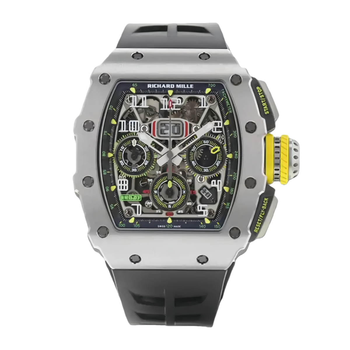 【7A Quality】Richard Mille RM11-03 Automatic Chronograph Flyback Felipe Massa