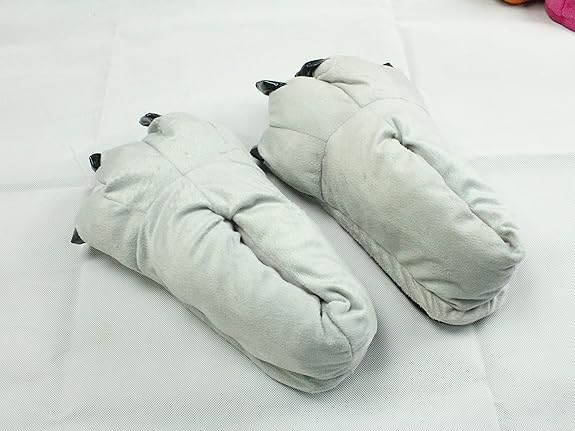 Unisex Soft Paw Claw Home Slippers Animal Costume Shoes