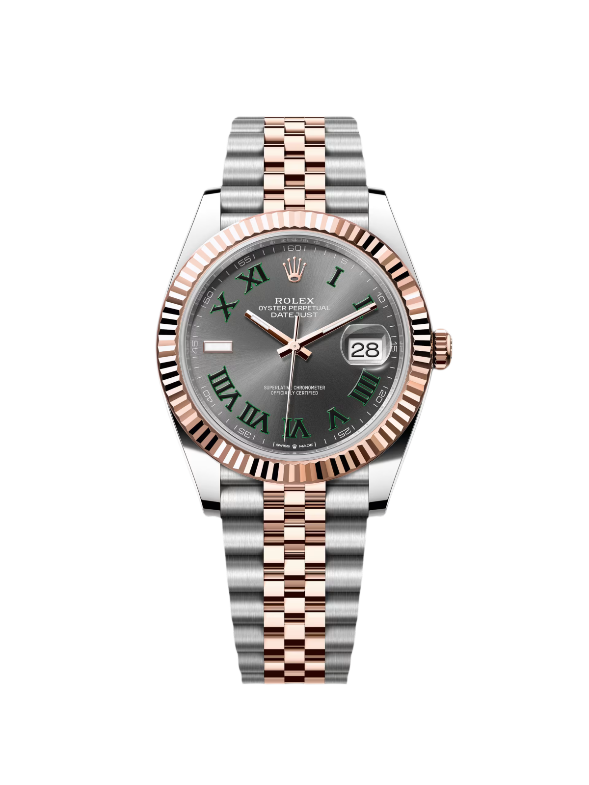 RLX Datejust 41mm 126331 Oyster Band Steel and Everose Gold Men’s Watch