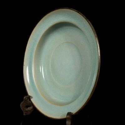 Old Chinese Ru Yao Ru Kiln Dish Plate Q1154