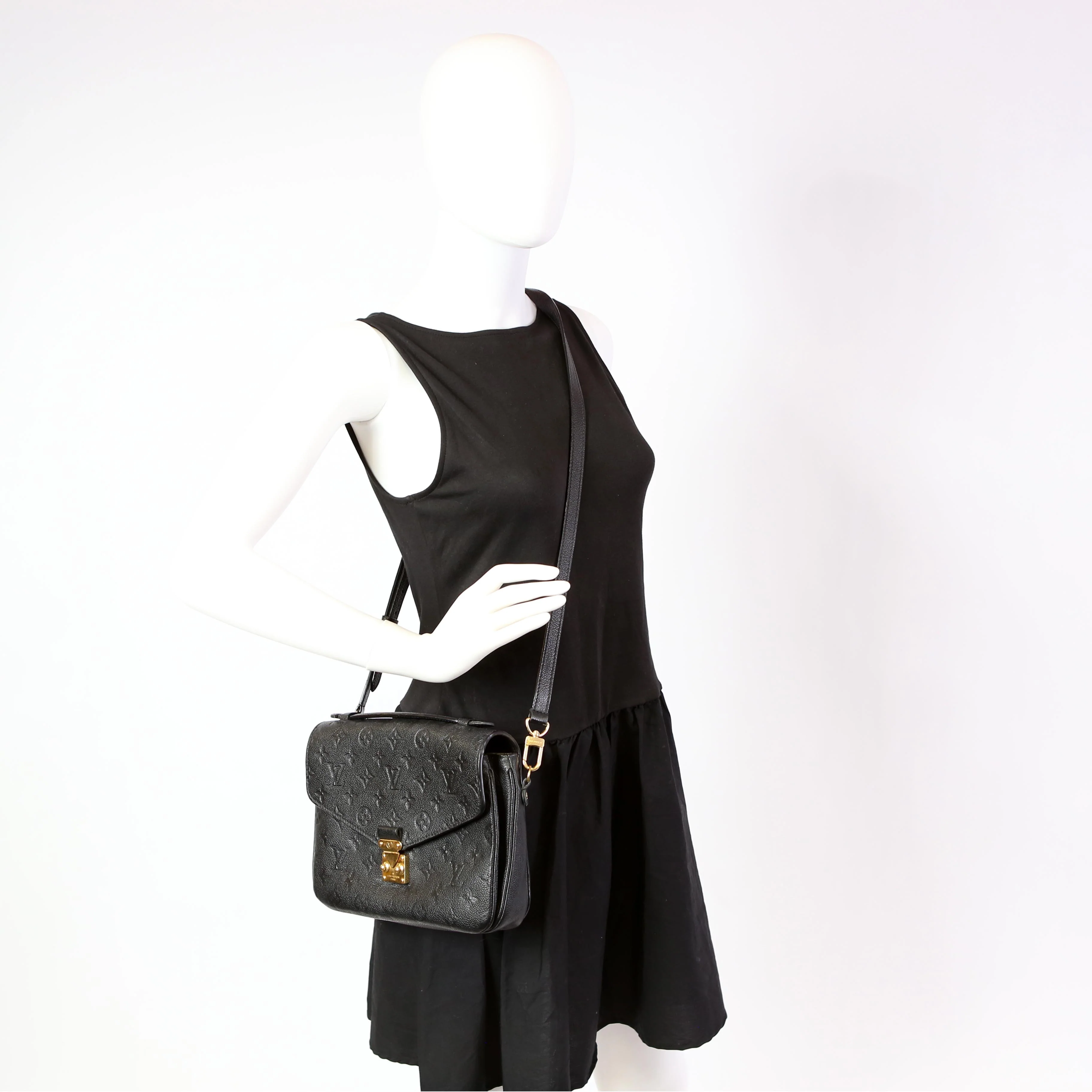 Pochette Metis Empreinte Black