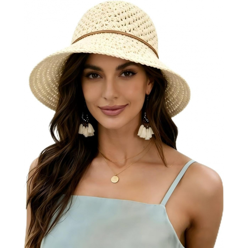 Women Wide Brim Sun Hat
