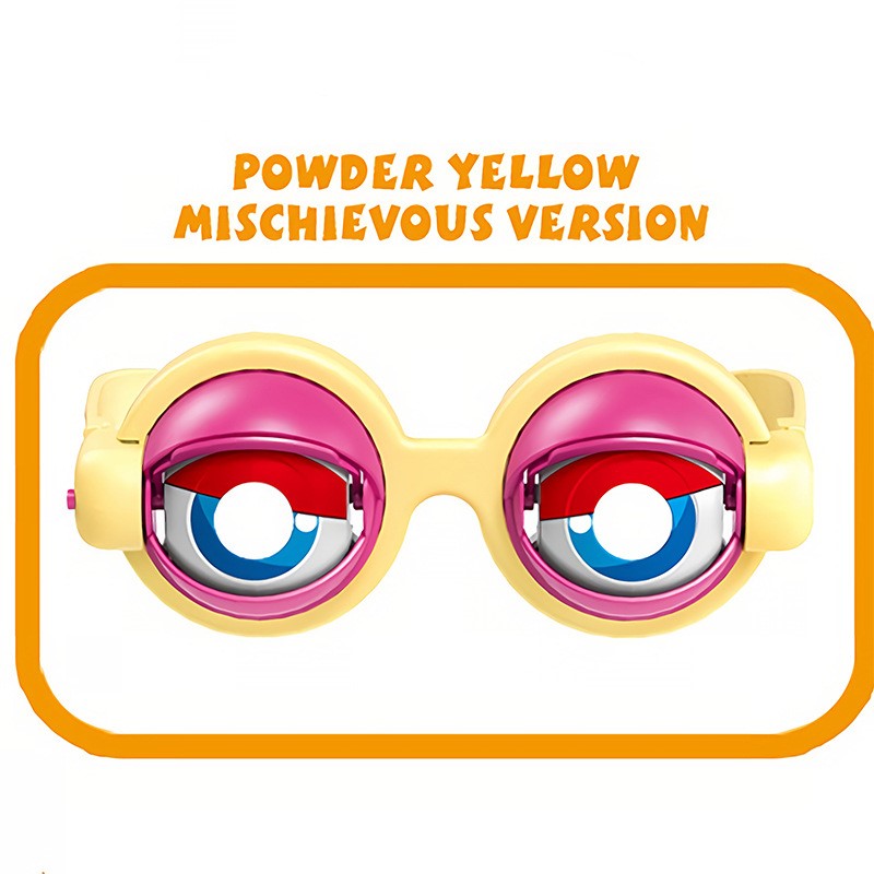 Generico Funny Glasses with Winky Eyes, Funny Jokes Tinky Glasses, Novelty Goofy Eyes Goggles for Men, Women, Halloween, Parties