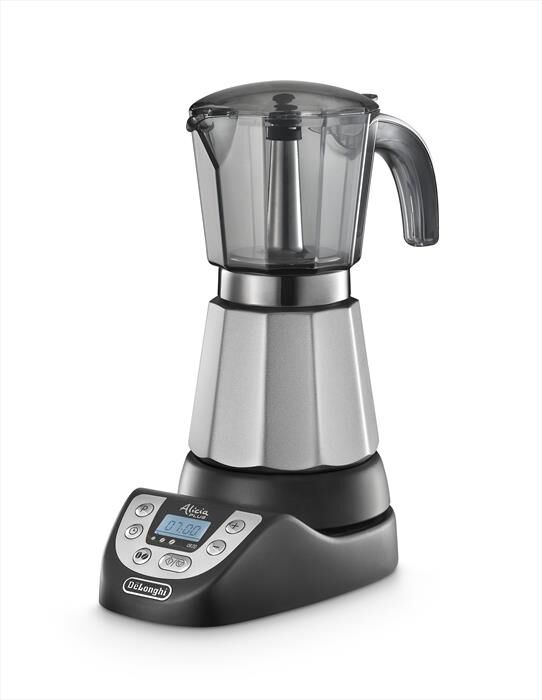 DE LONGHI - EMKP63.B MOKA ELETTRICA-Nero-Silver