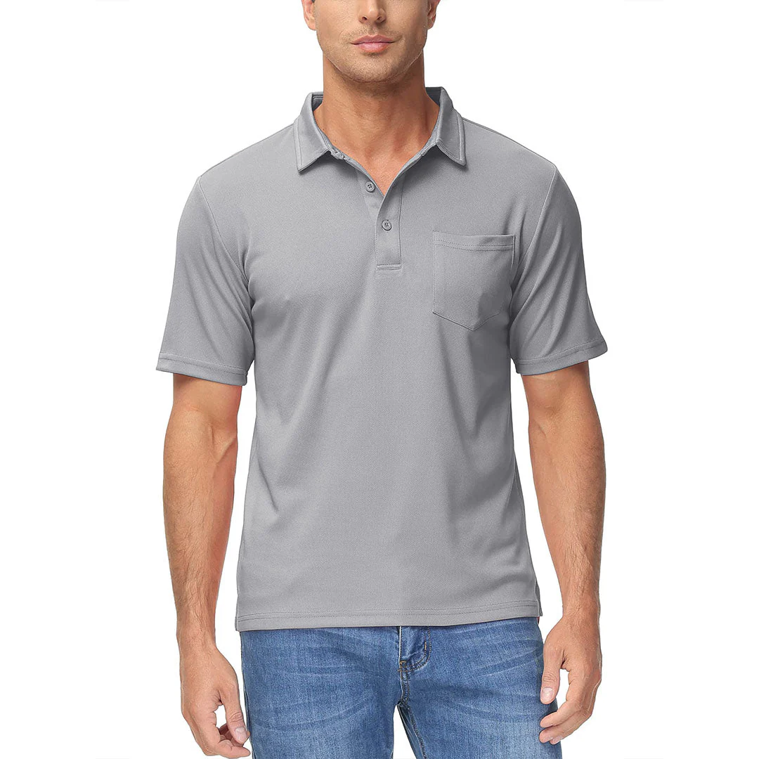 Men's Lightweight Hiking Fishing Polo Shirts