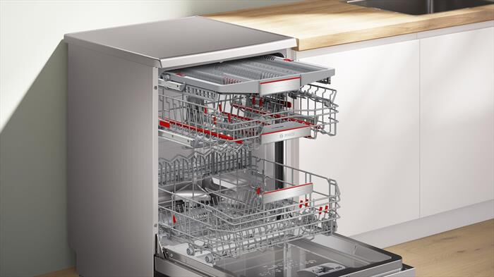 BOSCH - Lavastoviglie SMS8TCI04E Classe A 14 Coperti-Acciaio anti-impronta