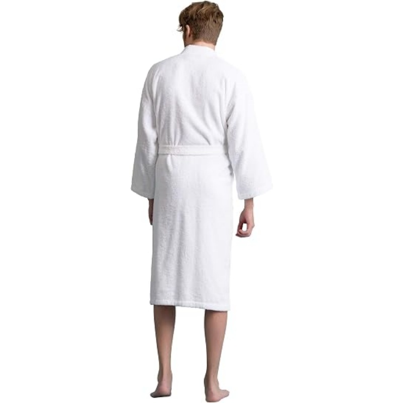 Men's Turkish Terry Kimono Style Bathrobe