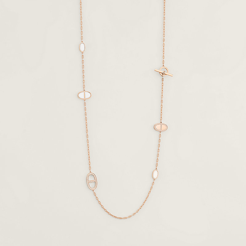 Chaine d'ancre Verso long necklace, small model
