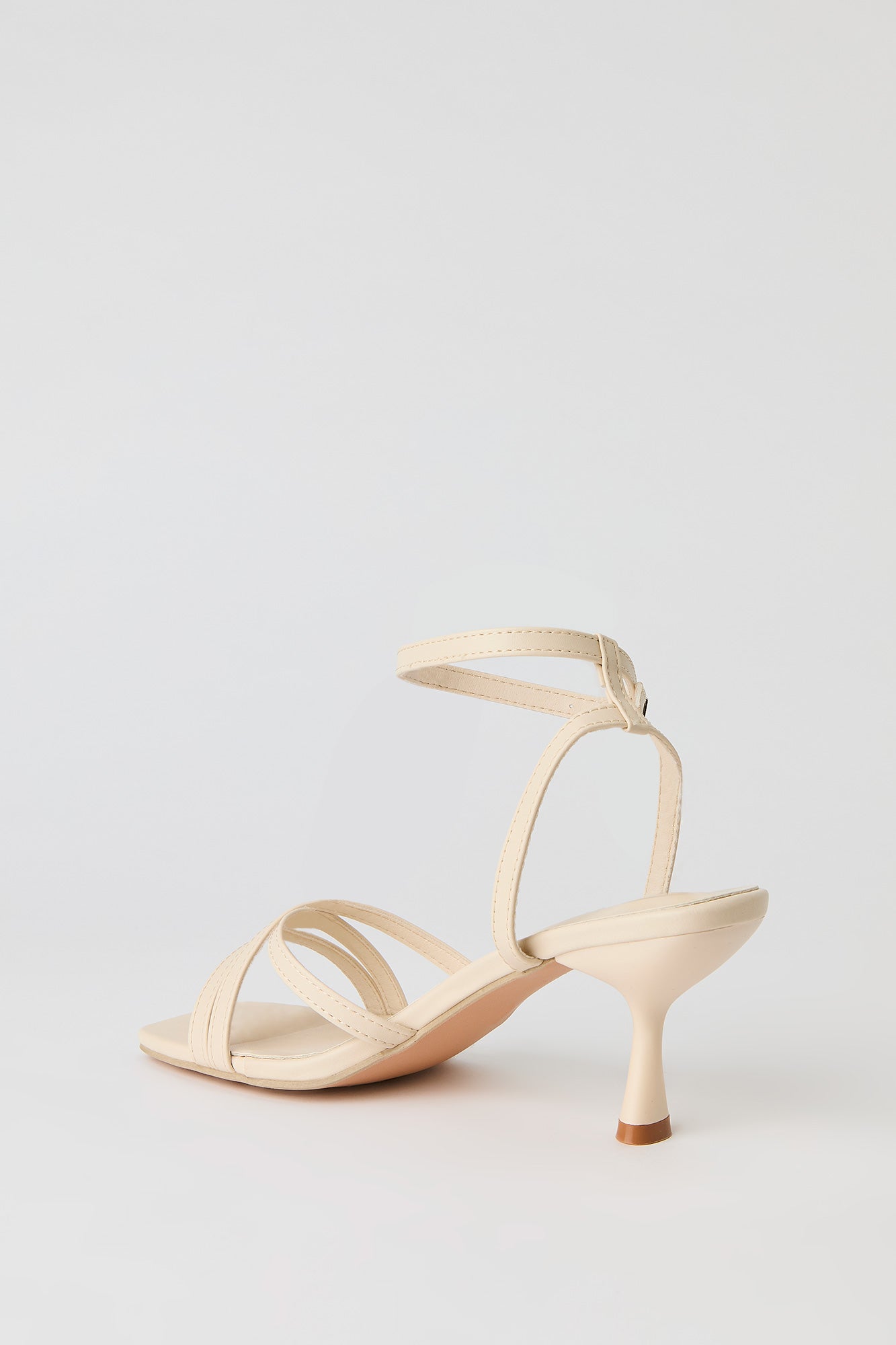 Strappy Ankle Strap Kitten Heel