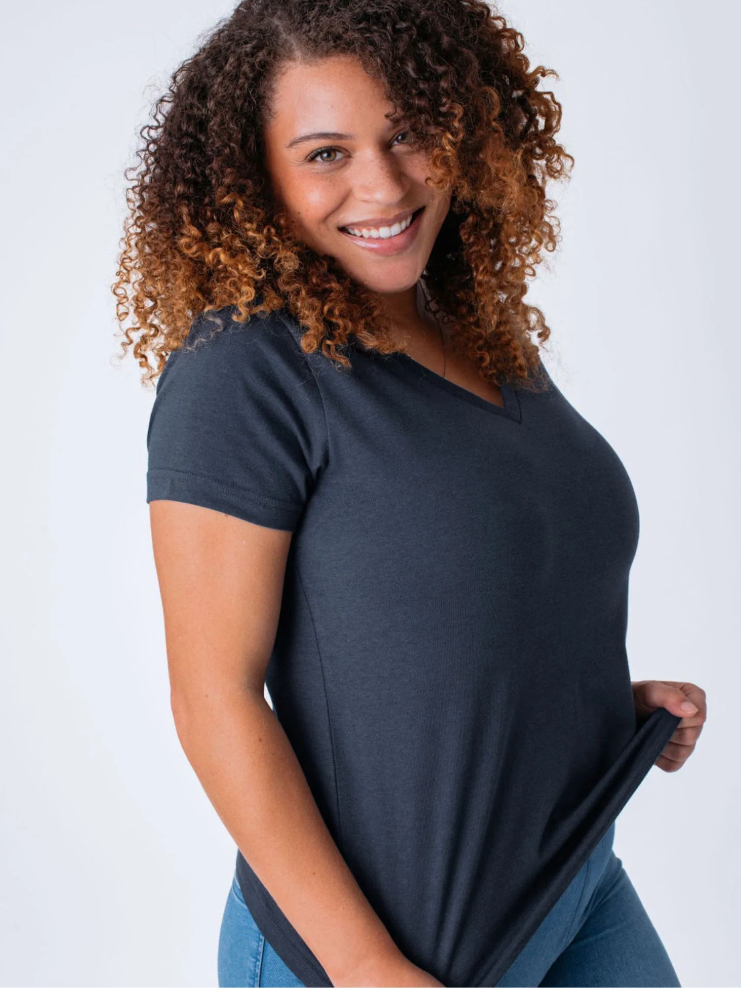 Indigo Blue Everyday V-Neck Tee