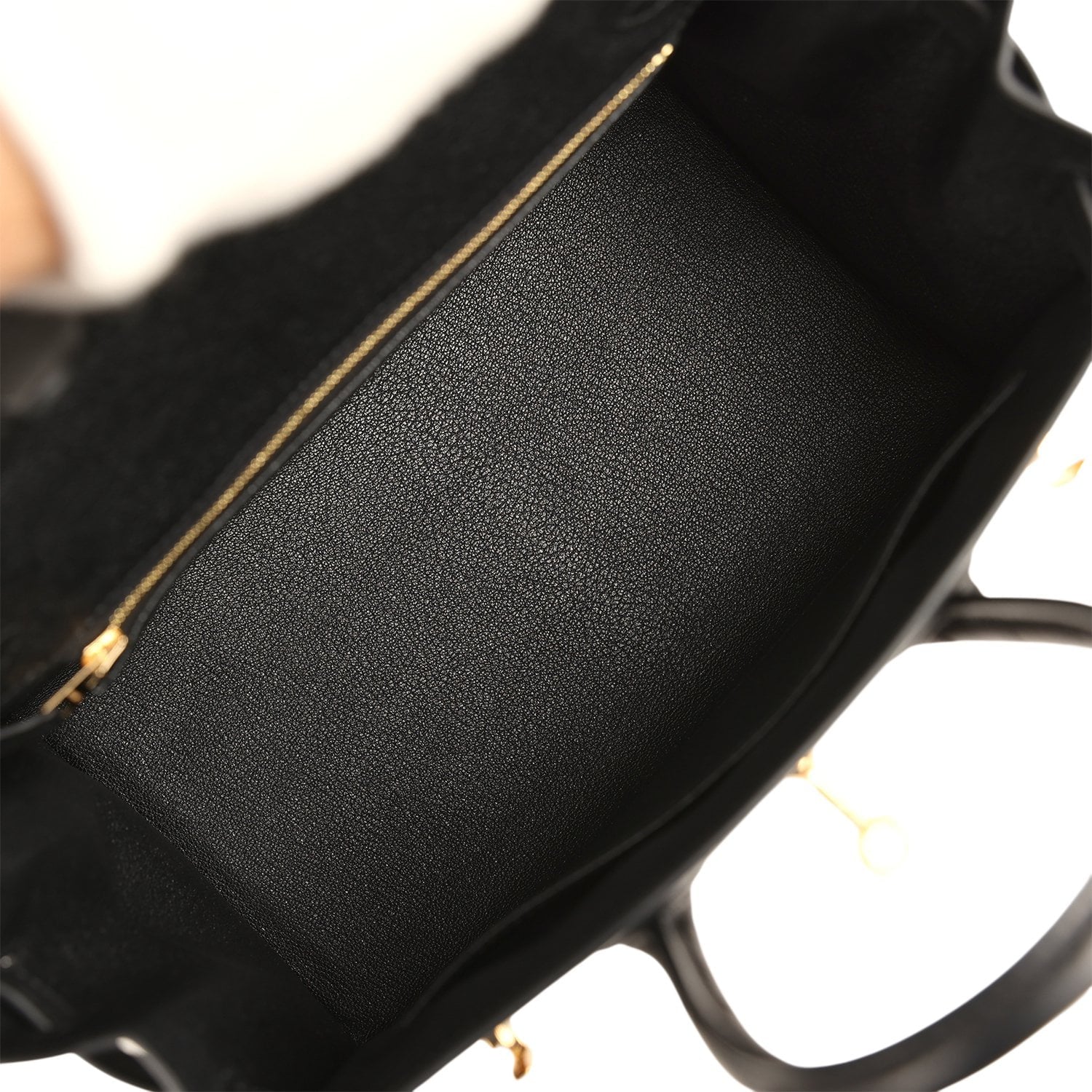 Hermes Birkin Sellier 25 Black Ostrich Gold Hardware