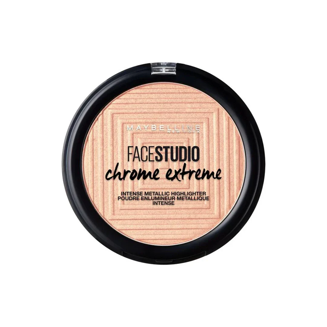 Maybelline Chrome Extreme Intense Metallic Highlighter - 350 Molten Rose Gold
