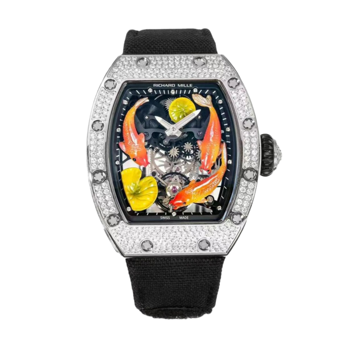 【7A Quality】Best Richard Mille RM S10 Koi Tourbillon Replica Watch – Swiss Movement