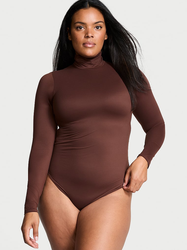 Victoria's Secret BODYWEAR by Victoria with FeatherSoft? Innovation Turtleneck Bodysuit