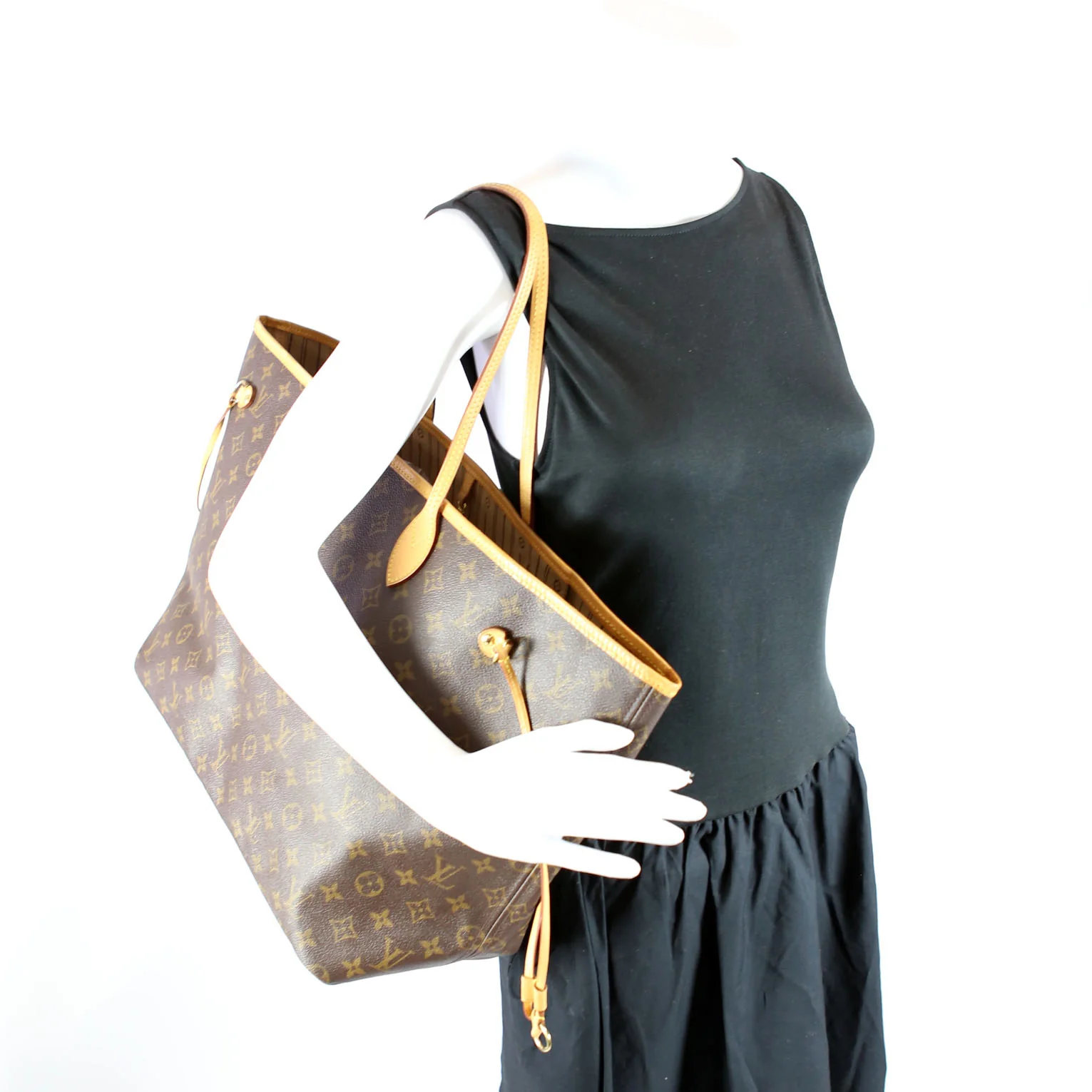 Neverfull GM Monogram Brown/Beige
