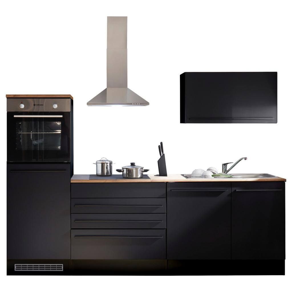 Casa Cucina Pattburg II 260 x 200 x 60cm Nero/Opaco