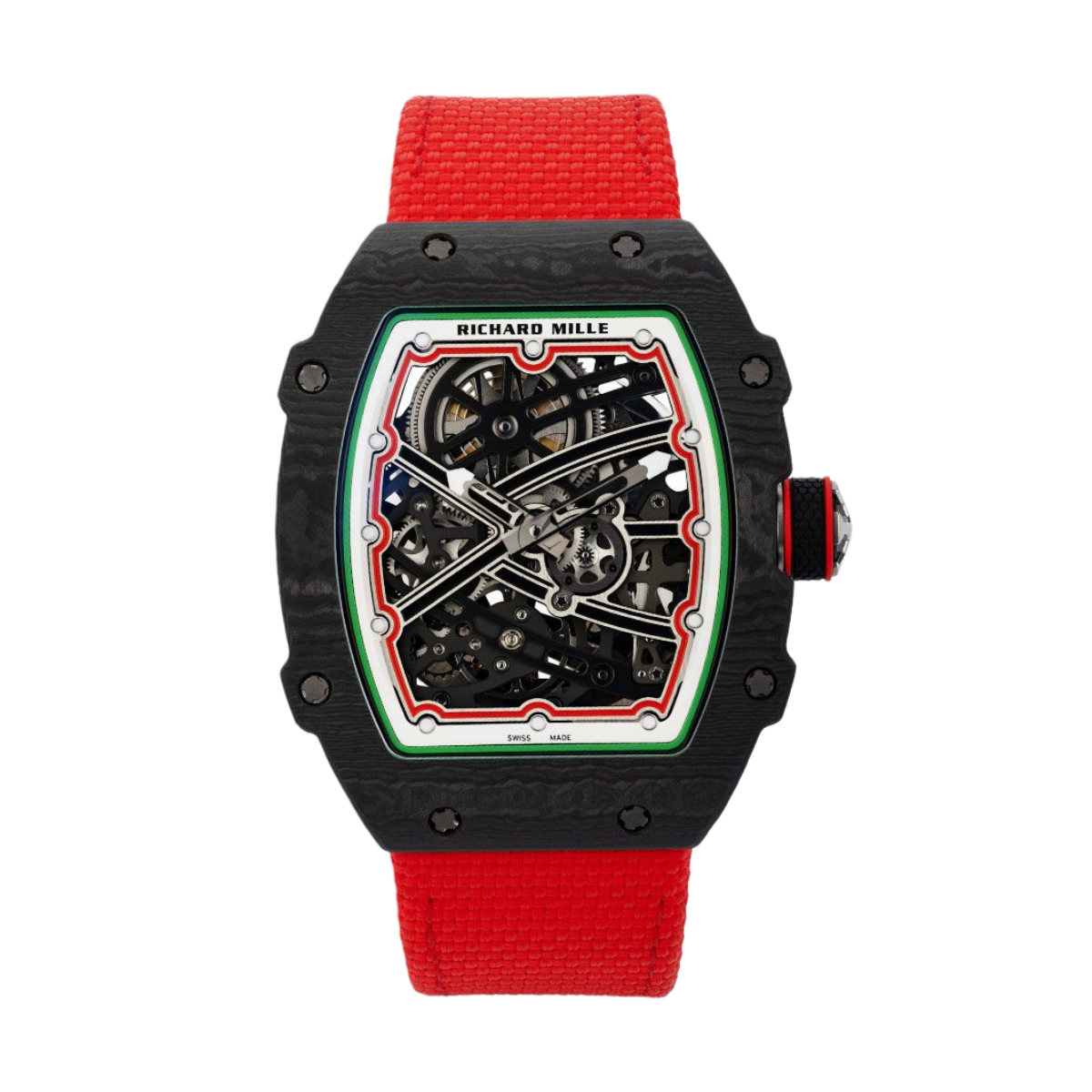 【7A Quality】Richard Mille RM67-02 Italy Black Carbon TPT Italy Custom Modify