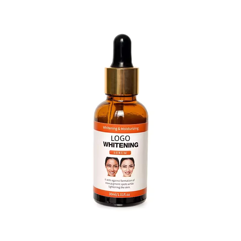 Private Label Vitamin C Whitening Anti Aging Skin Care Set Brightening Face Kit for Dark Spot Correction and Radiant Glow