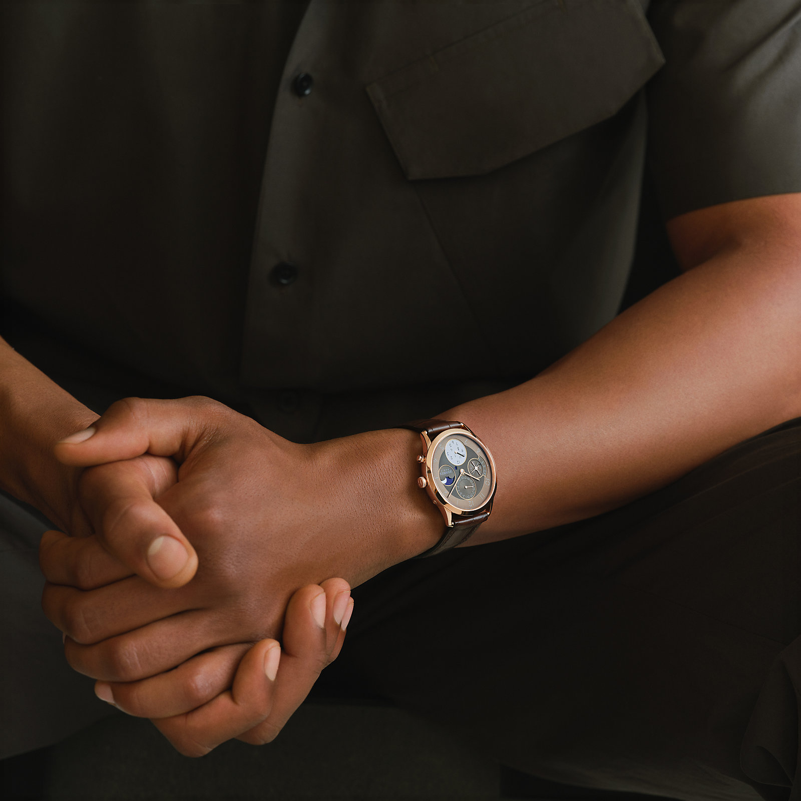 Slim d'Hermès Quantieme Perpetuel watch, 39.5 mm