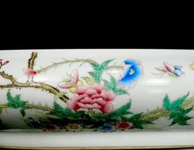 Yongzheng Signed Old Chinese Famille Rose Brush Washer W/flower CK524