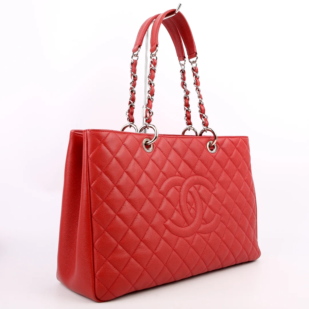 CHANEL Grand Shopping Tote XL Red