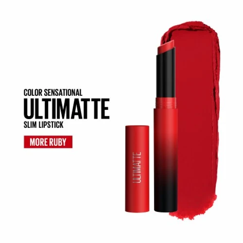 Maybelline Color Show Ultimatte Lipstick - 199 More Ruby
