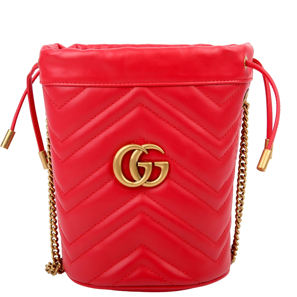 575163 Marmont Mini Bucket Red