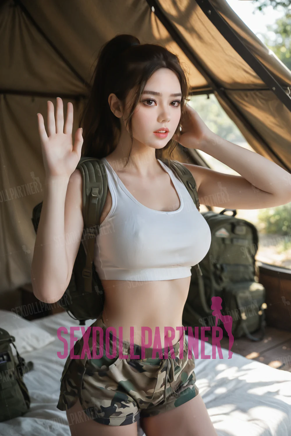 US Stock - Aria PLus 4.92ft/ 150cm #144 Head TPE Japanese Small Tits Adult Sex Doll