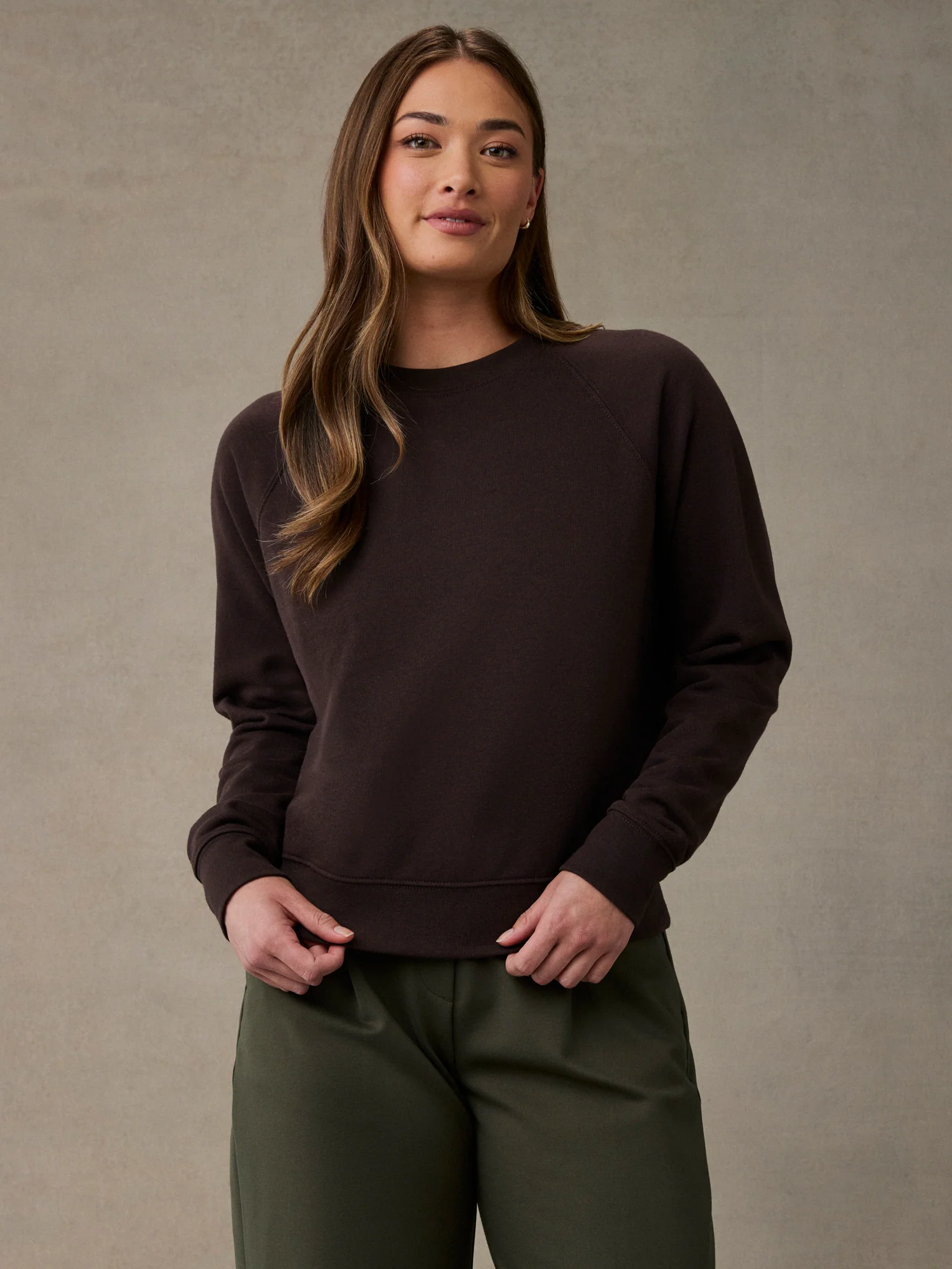 Women's Espresso Crew Sweatshirt