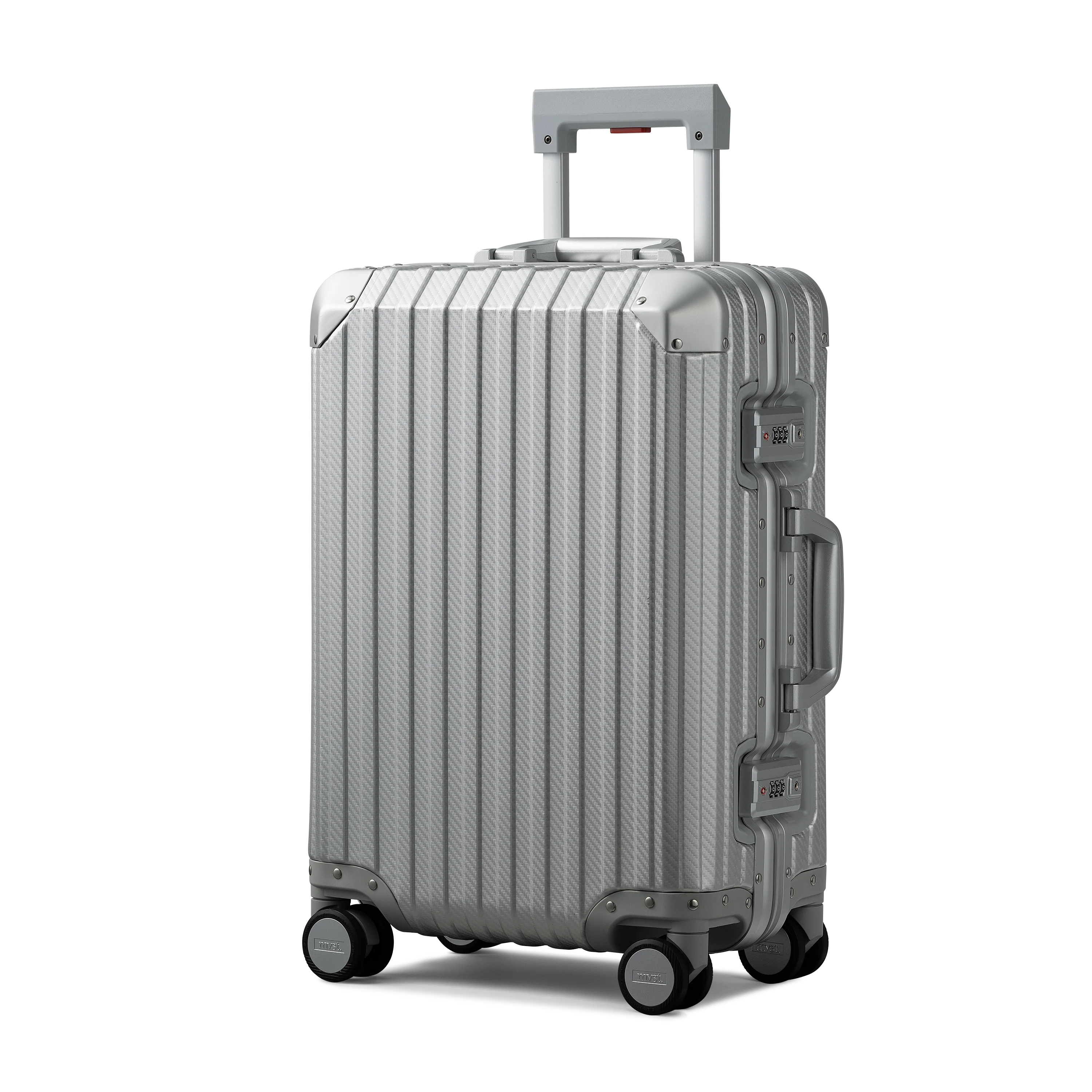 TREVA Aluminum Suitcase Silver