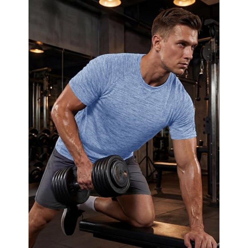 Men's Short‑Sleeve Performance Athletic Shirts
