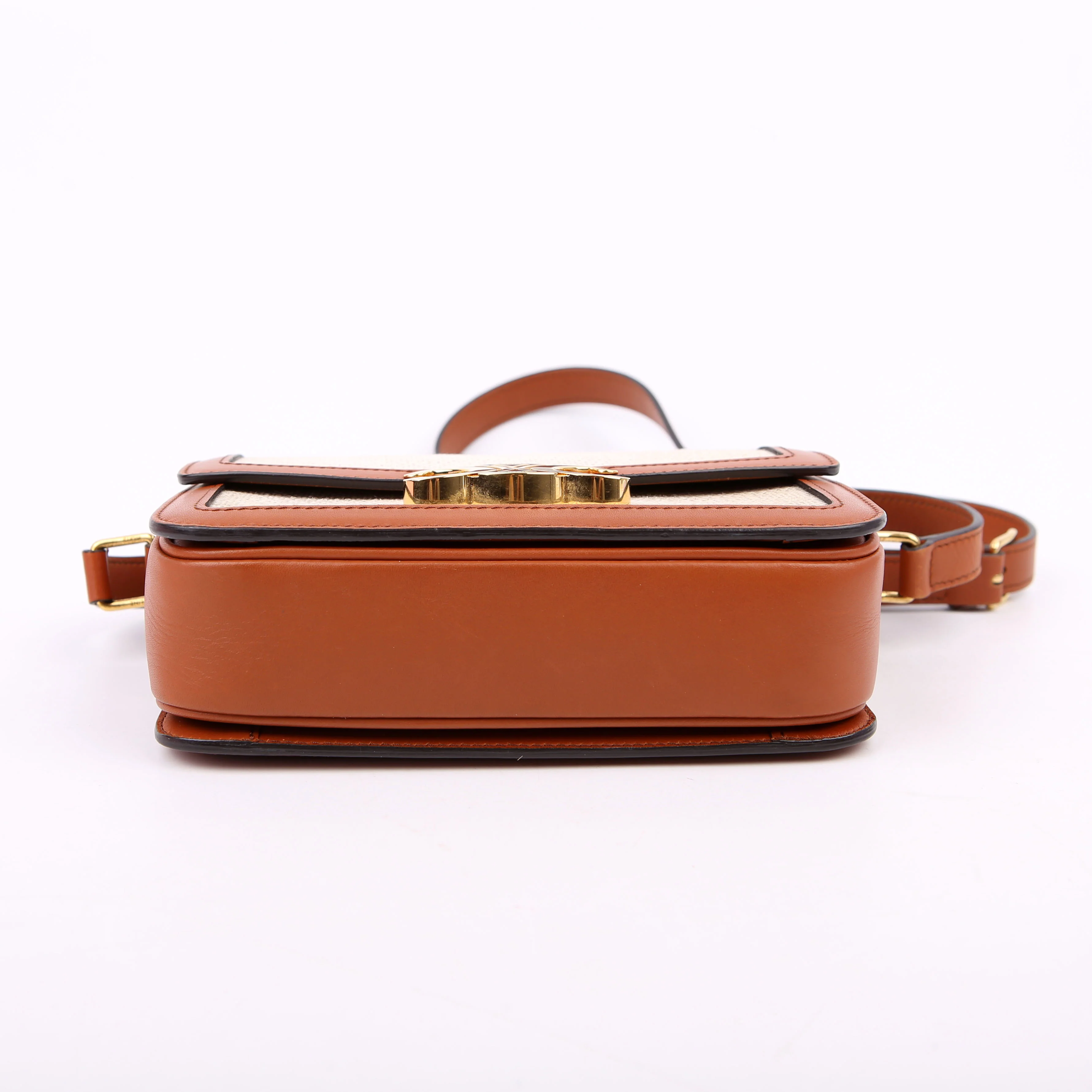 Teen Triomphe Bag Triomphe Canvas/Calfskin Brown