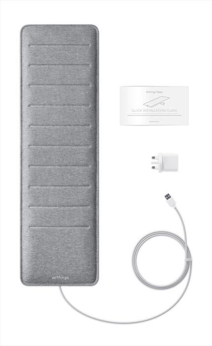 WITHINGS - SENSORE SONNO CON RILEVAMENTO APNEA NOTTURNA-Grigio