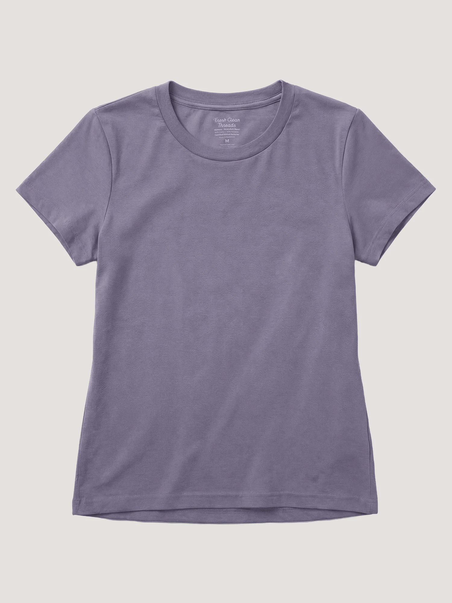Flint Purple Everyday Crew Neck Tee