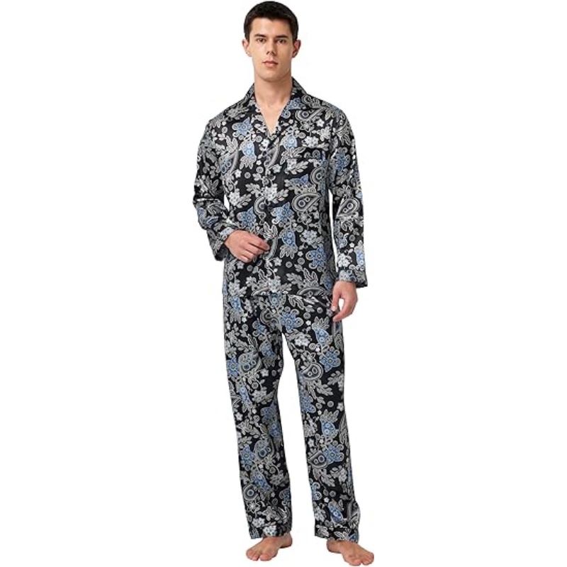 Classic Satin Pajama Set for Men