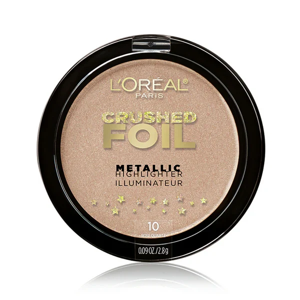 L'Oréal Crushed Foil Metallic Highlighter - 10 Rose Quartz