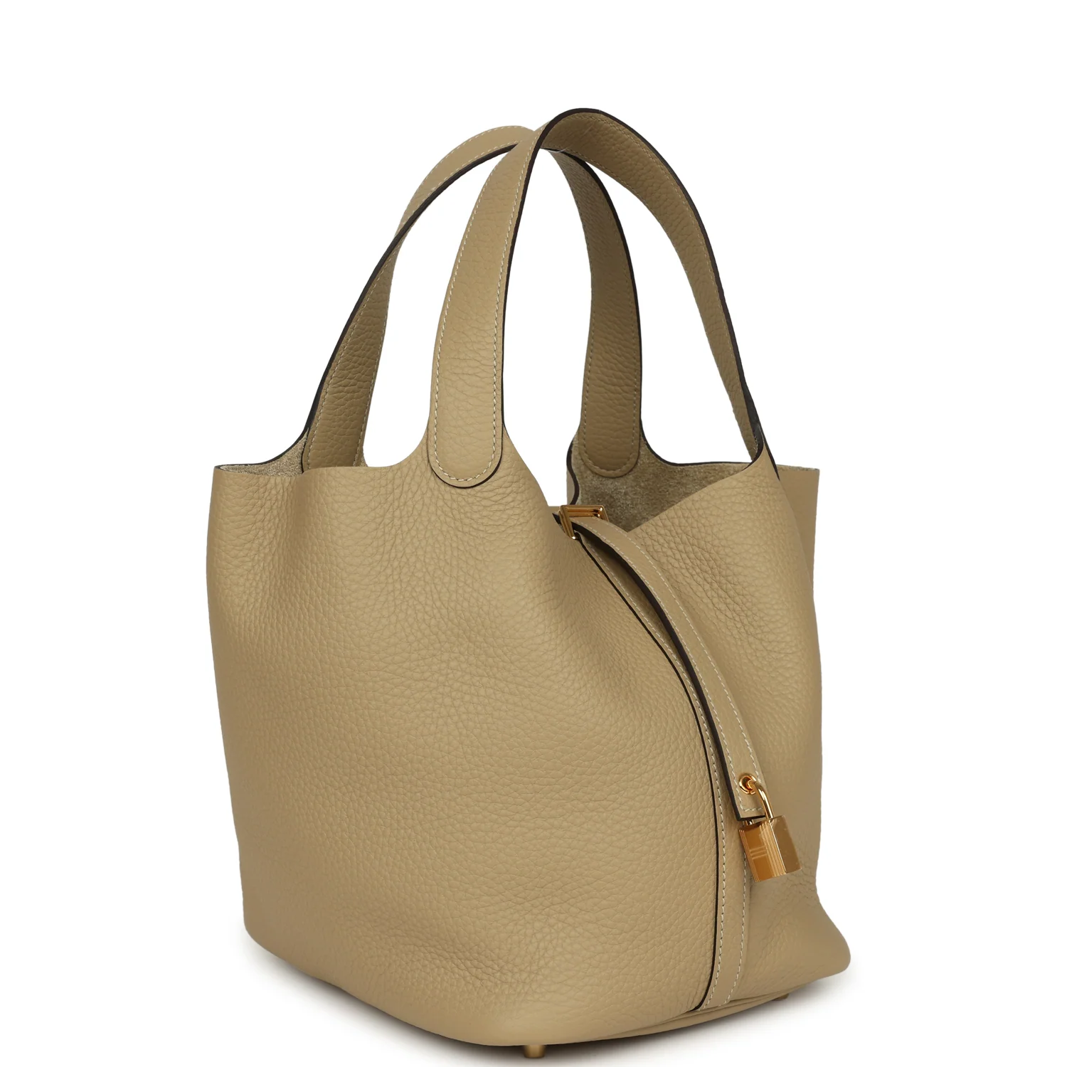 HERMÈS Picotin Lock 22 Trench Clemence Gold Hardware