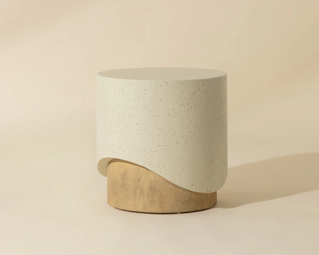 Patras End Table Contemporary Side Table for Living Room, Bedroom, or Office Décor