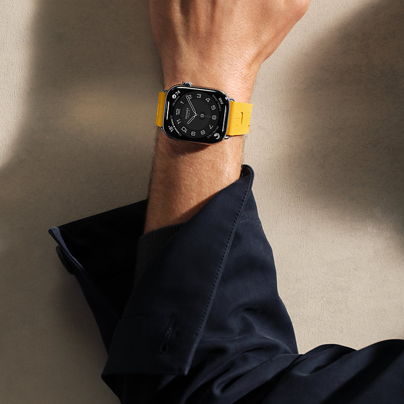 Series 11 case & Band Apple Watch Hermès Single Tour 46 mm Deployment Buckle Kilim